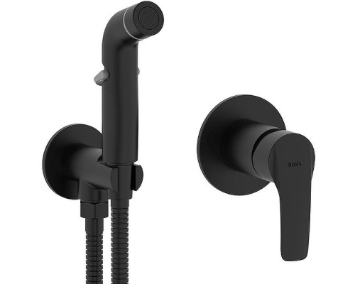 Гигиенический душ со смесителем Iddis Ray RAYBLR2i08 Черный матовый