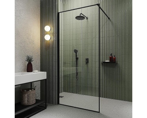 Душевая система Iddis Ray RAYBL02i67 Черная матовая