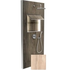 Душевая панель Jacob Delafon Ecrin E803031-D33 с термостатом цвет Дуб медовый