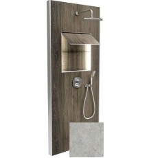 Душевая панель Jacob Delafon Ecrin E803031-D35 с термостатом цвет Облачно серый