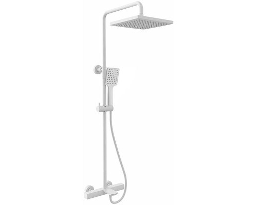 Душевая система Kaiser Cube 01382-4 с термостатом цвет Белый матовый