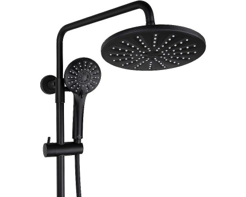 Душевая система Kaiser Nove 06177-2 с термостатом цвет Черный матовый