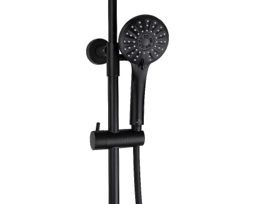 Душевая система Kaiser Nove 06177-2 с термостатом цвет Черный матовый