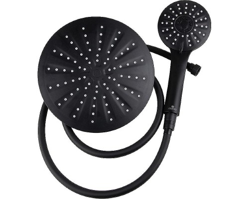 Душевая система Kaiser Nove 06177-2 с термостатом цвет Черный матовый