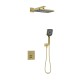 Душевая система Kaiser Sano 08477-3 с термостатом цвет Шлифованное золото
