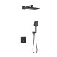 Душевая система Kaiser Sano 08477-9 с термостатом цвет Черный матовый