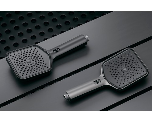 Душевая система Kaiser Sano 08477-9 с термостатом цвет Черный матовый