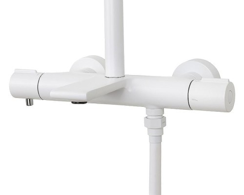 Душевая система Kaiser Serio 05382-4 с термостатом цвет Белый матовый