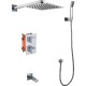 Душевая система Kaiser Sonat 34577 с термостатом цвет Хром