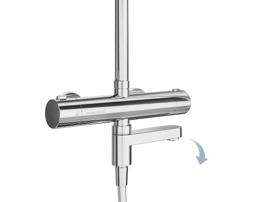 Душевая система Kerama Marazzi Fonte FO.302.KM.CR с термостатом Хром