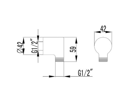 Шланговое подключение Lemark LM3283C Хром