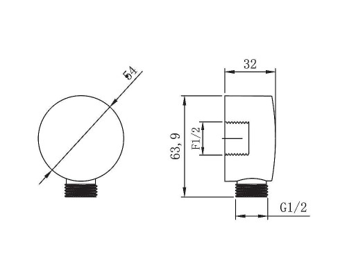 Шланговое подключение Lemark LM8086C Хром