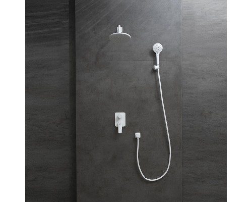 Душевая система Lemark Bronx LM3729MW цвет Белый матовый