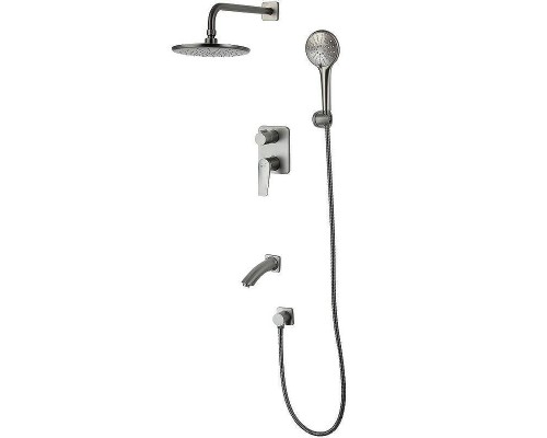 Душевая система Lemark Bronx LM3722GM Графит