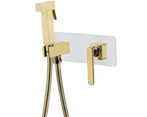 Гигиенический душ со смесителем Lemark Mista LM6419WG Белый Золото