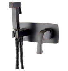 Гигиенический душ со смесителем Lemark Nubira LM6219ORB Черная бронза
