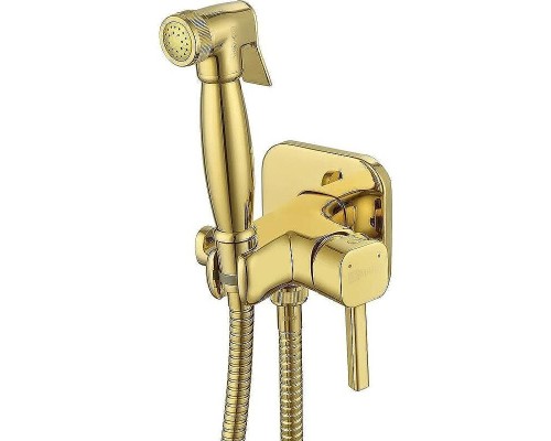 Гигиенический душ со смесителем Lemark Solo LM7165G Золото