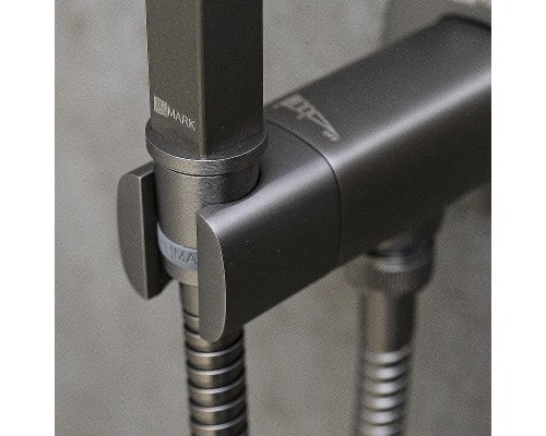 Гигиенический душ со смесителем Lemark Solo LM7172GM Графит