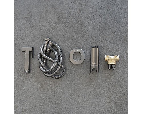 Гигиенический душ со смесителем Lemark Solo LM7172GM Графит