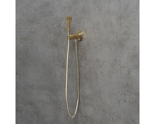 Гигиенический душ со смесителем Lemark Solo LM7172G Золото
