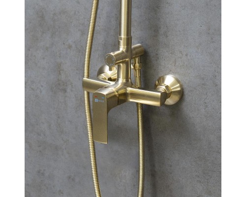 Душевая система Lemark Ursus LM7260BG цвет Брашированное золото