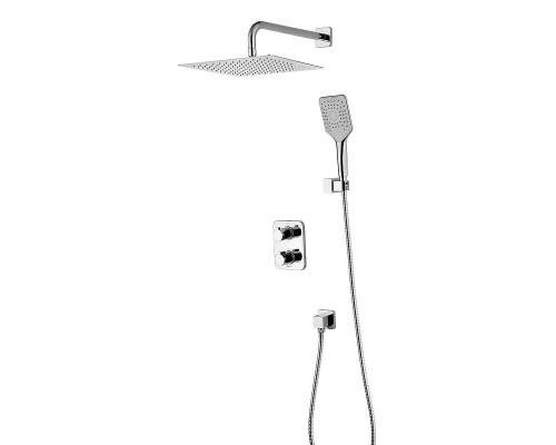 Душевая система Lemark Yeti LM7849C c термостатом цвет Хром