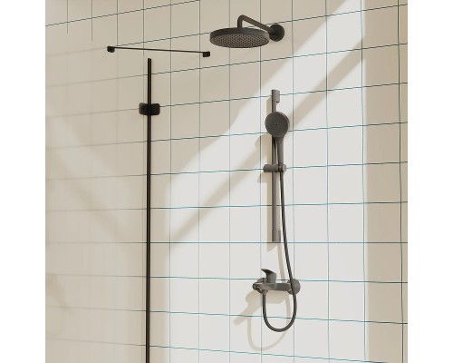 Верхний душ Pragma Nanta 902799.NAN2.BBLT.016-2 цвет Черный матовый