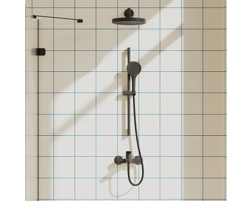 Верхний душ Pragma Nanta 902799.NAN2.BBLT.016-2 цвет Черный матовый