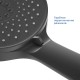 Ручной душ Pragma Teiden 903262.TDN2.BB3H.026-2 цвет Черный матовый