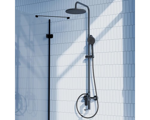 Верхний душ Pragma Teiden 903262.TDN2.BBLT.028-2 цвет Черный матовый