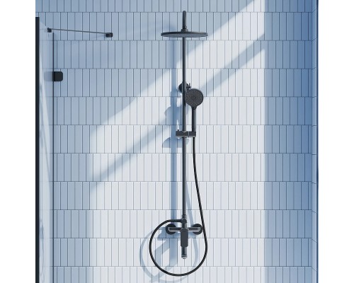 Верхний душ Pragma Teiden 903262.TDN2.BBLT.028-2 цвет Черный матовый