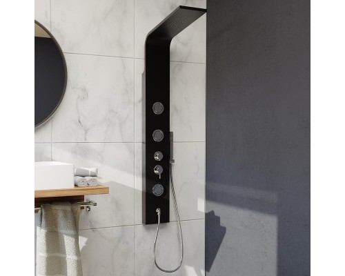 Душевая панель RGW Shower Panels SP-04 B21140104-04 Черный