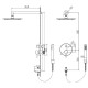 Душевая система RGW Shower Panels SP-52 В 21140852-04 Черная
