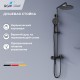 Душевая система RGW Shower Panels SP-31B 51140131-04 Черная матовая