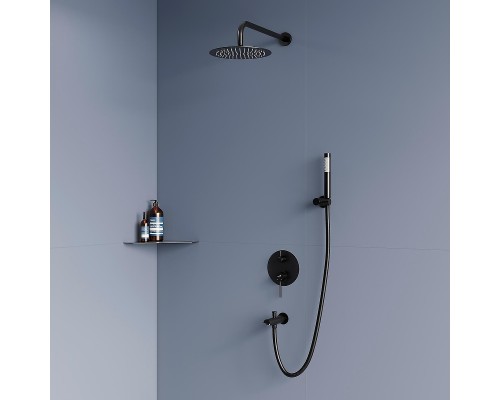 Душевая система RGW Shower Panels SP-52-1B 511408521-04 Черная матовая