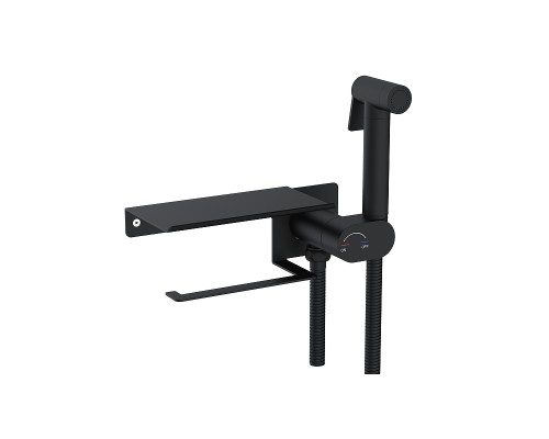 Гигиенический душ со смесителем RGW Shower Panels 581408221-04 цвет Черный