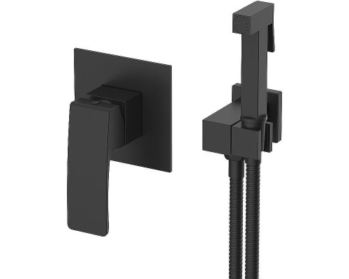 Гигиенический душ со смесителем Raglo R01.53.06 Черный матовый