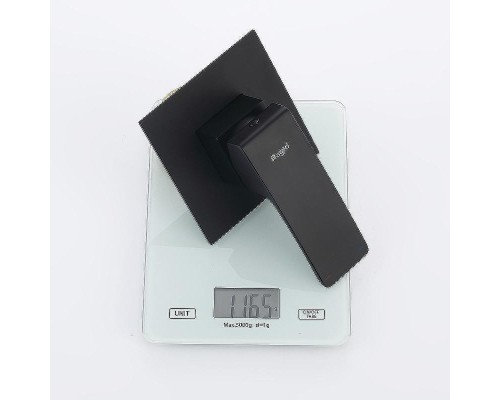 Гигиенический душ со смесителем Raglo R01.53.06 Черный матовый