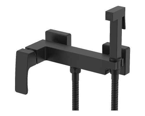 Гигиенический душ со смесителем Raglo R01.51.06 Черный матовый