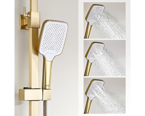 Душевая система Raglo R01.24.03 Золото матовое