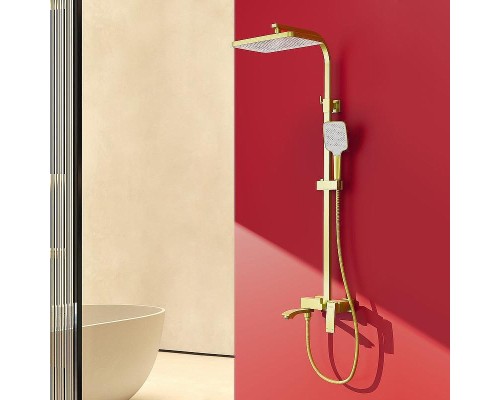 Душевая система Raglo R01.24.03 Золото матовое