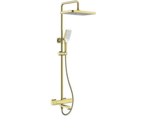 Душевая система Raglo R01.26.03 с термостатом Золото матовое