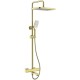Душевая система Raglo R01.26.03 с термостатом Золото матовое