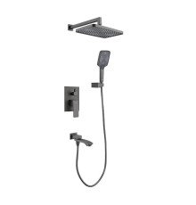 Душевая система Raglo R01.27.09 цвет Графит матовый