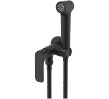 Гигиенический душ со смесителем Raglo R03.52.06 Черный матовый