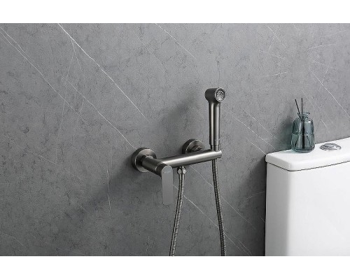 Гигиенический душ со смесителем Raglo R03.51.09 Графит матовый