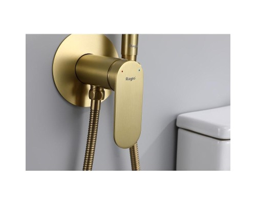 Гигиенический душ со смесителем Raglo R10.52.03 цвет Золото матовое