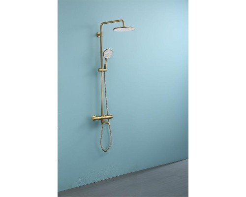 Душевая система Raglo R20.26.03 с термостатом Золото матовое