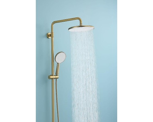 Душевая система Raglo R20.26.03 с термостатом Золото матовое