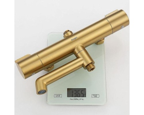 Душевая система Raglo R20.26.03 с термостатом Золото матовое